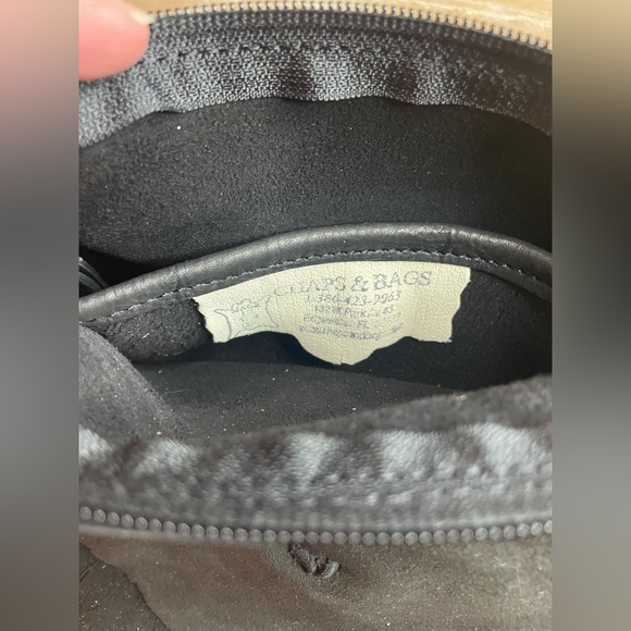 Handmade Black SUPER SOFT Genuine Leather Clip On Hip Bag Fanny Pack Motorcycle - Picture 9 of 13